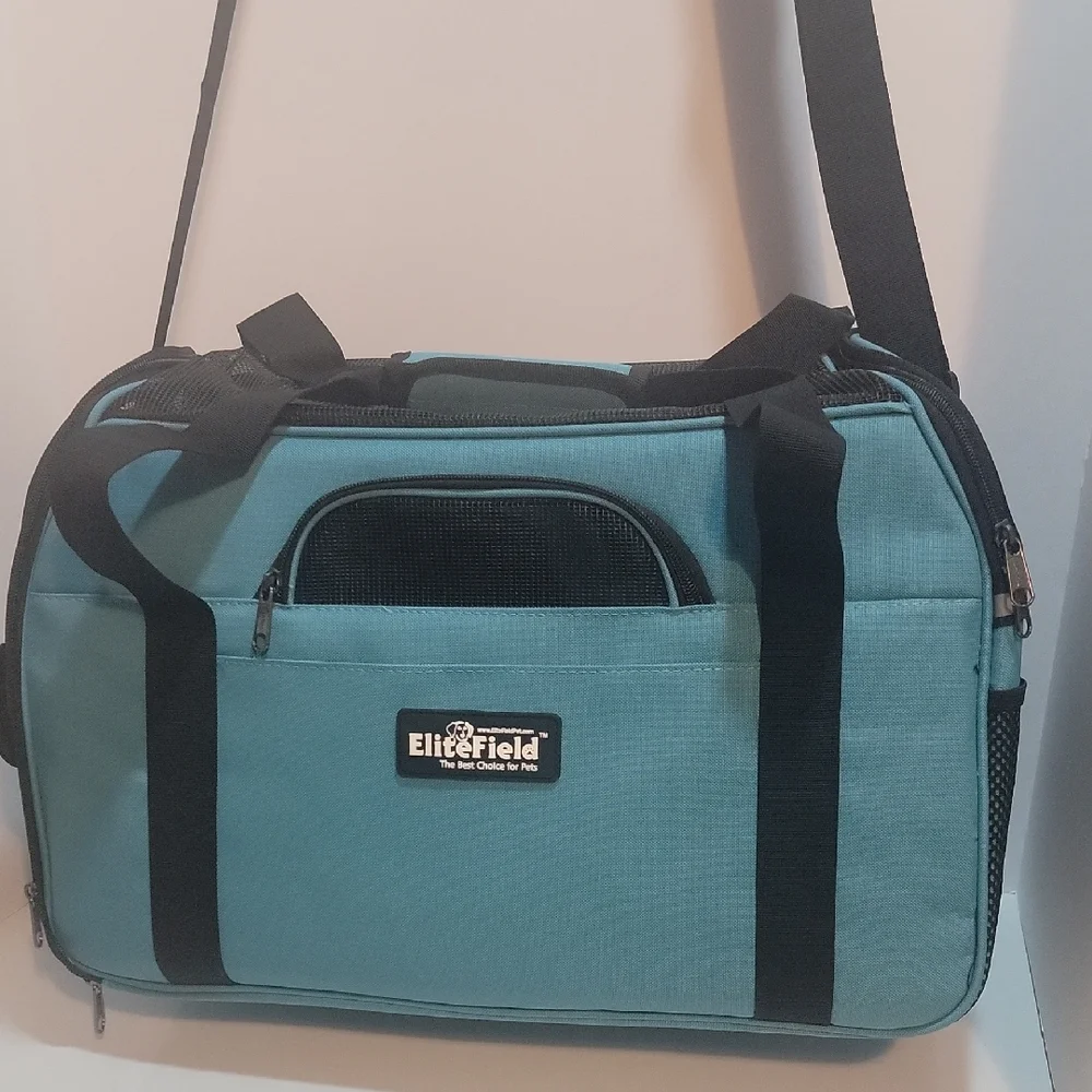 EliteField Teal and Black Pet Carrier